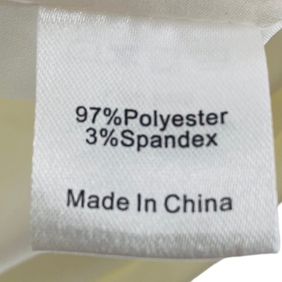 Tuckernuck NEW White Faye Ruffle Bow Preppy 3/4 Sleeve Crepe Blouse Top Size S - Picture 11 of 11